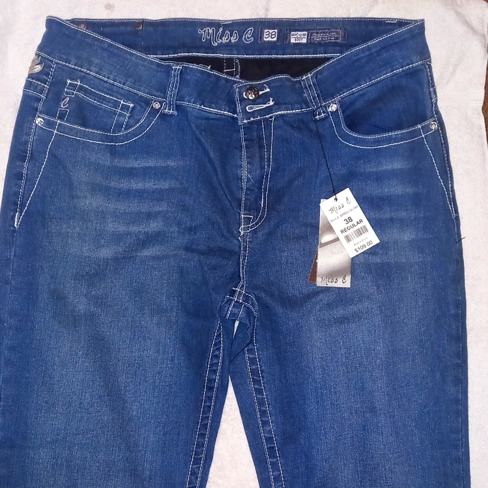 Miss C Plus Size Bootcut Jeans